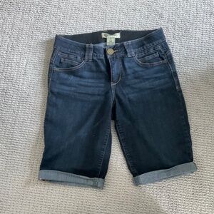 Denim bermuda jeans